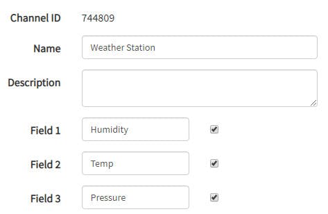 Create-Channel-for-Weather-Station-On-Th