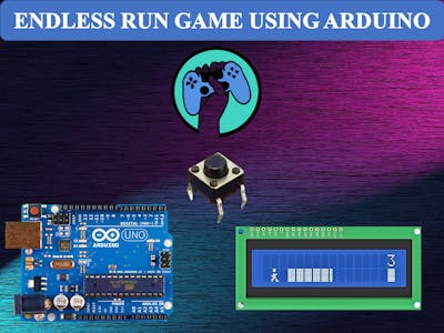Arduino Endless Run Game Using LCD Display & Push Button