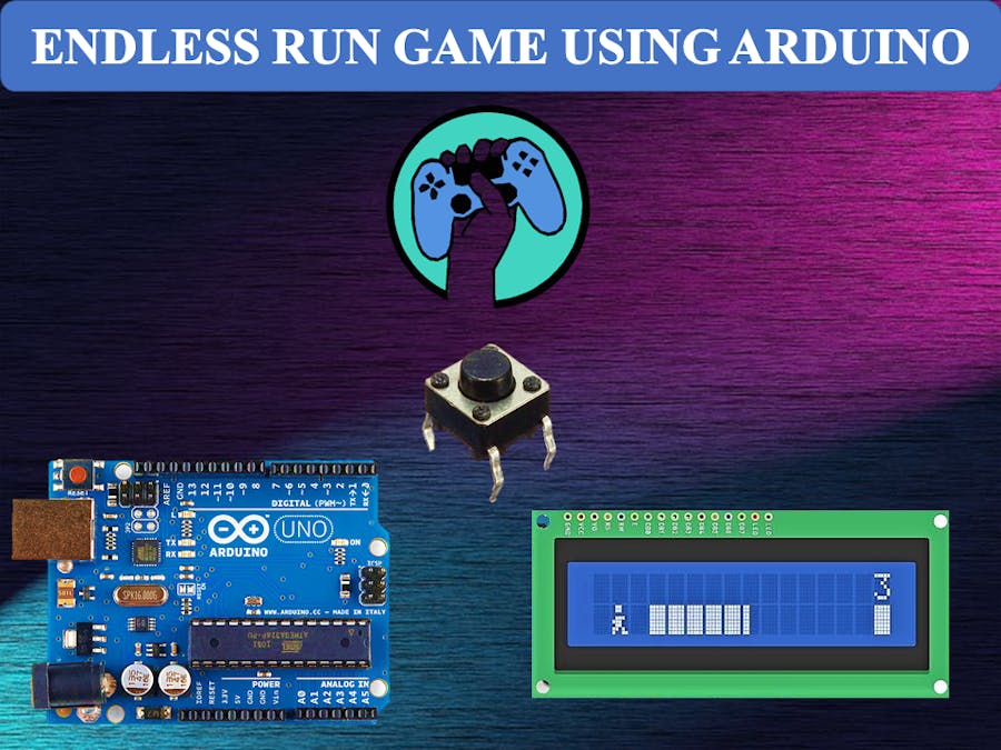 Arduino Endless Run Game Using LCD Display & Push Button