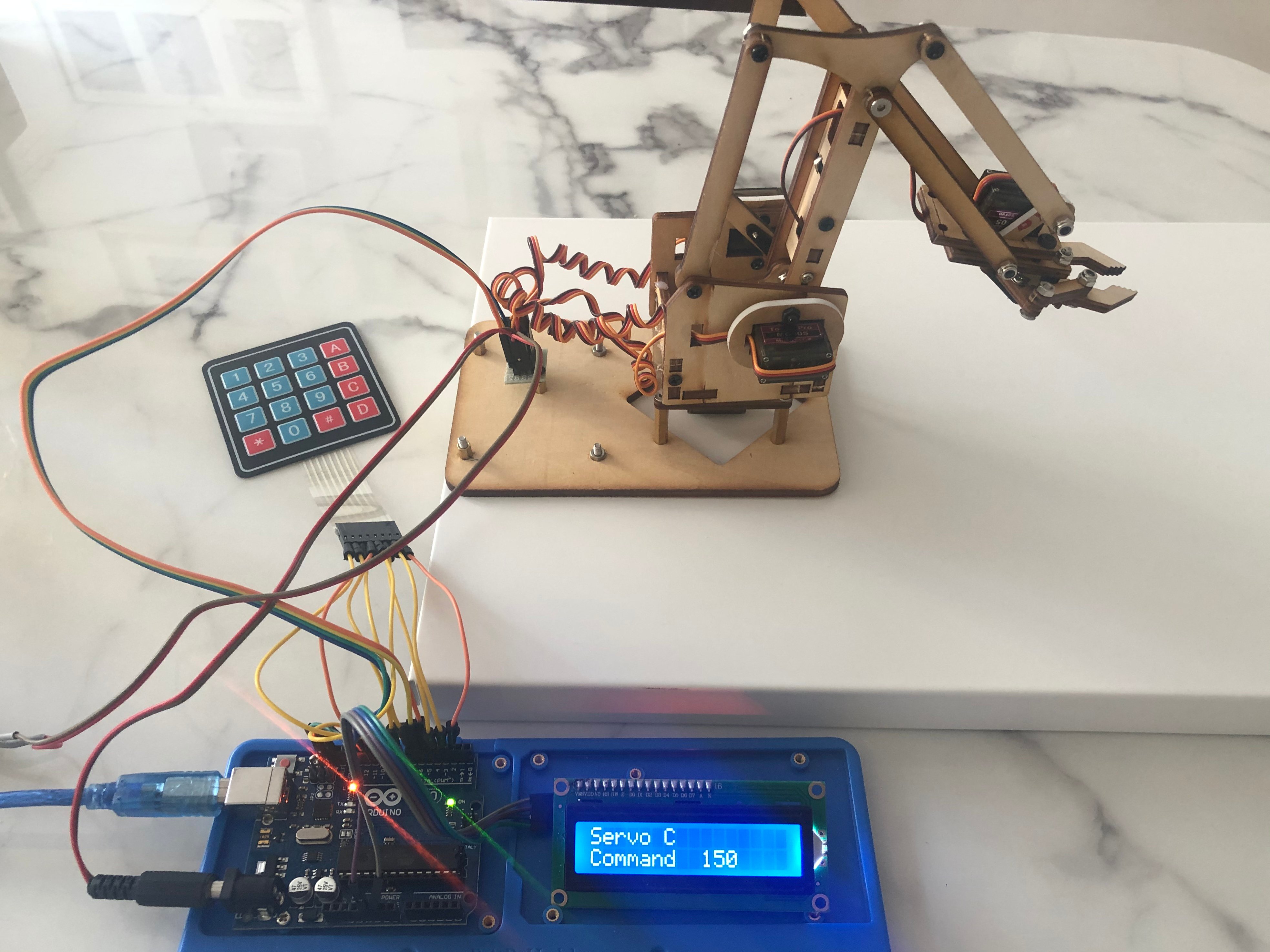 Robotic Arm 4 Servos - Hackster.io