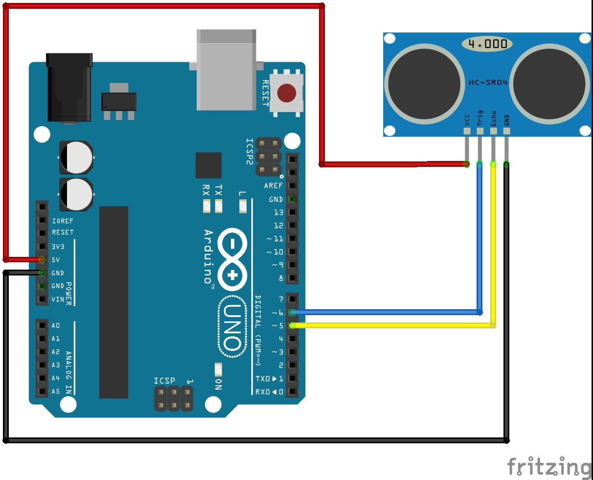 Basic Setup for Ultrasonic Sensor and Arduino - Hackster.io
