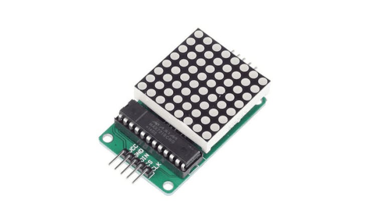 Figure 5 - 8 x8 led matrix module with ci MAX 7219.