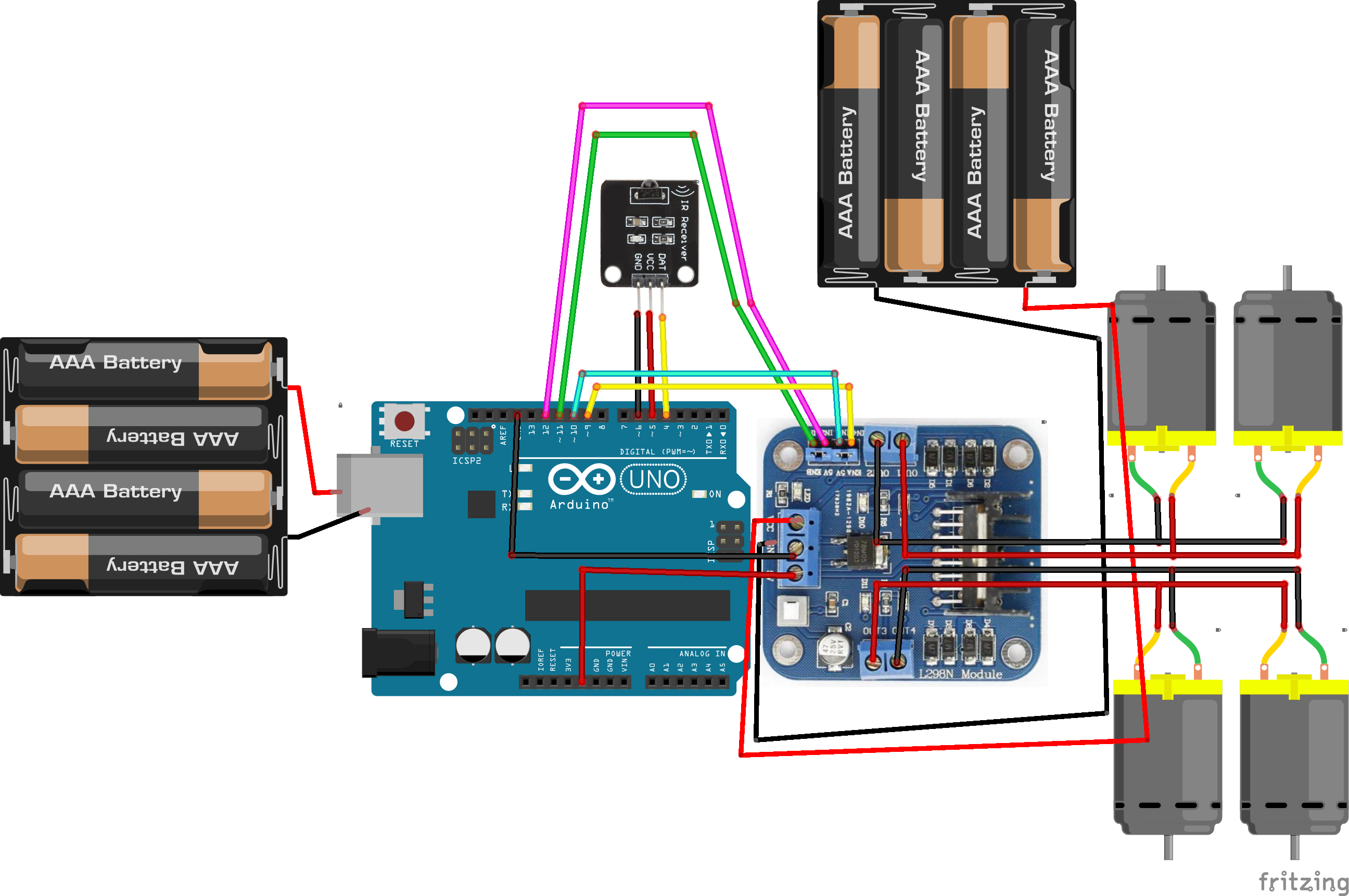 Émetteur IR Infrared Sensor Kit for Arduino Compatible Robot car part — qowp 4 