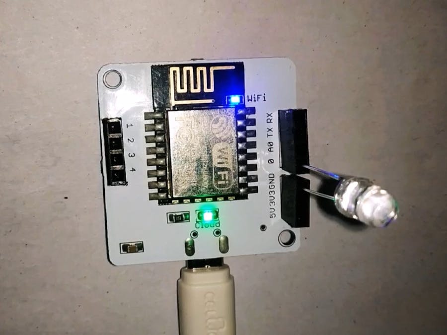 How to control led using bolt wifi module