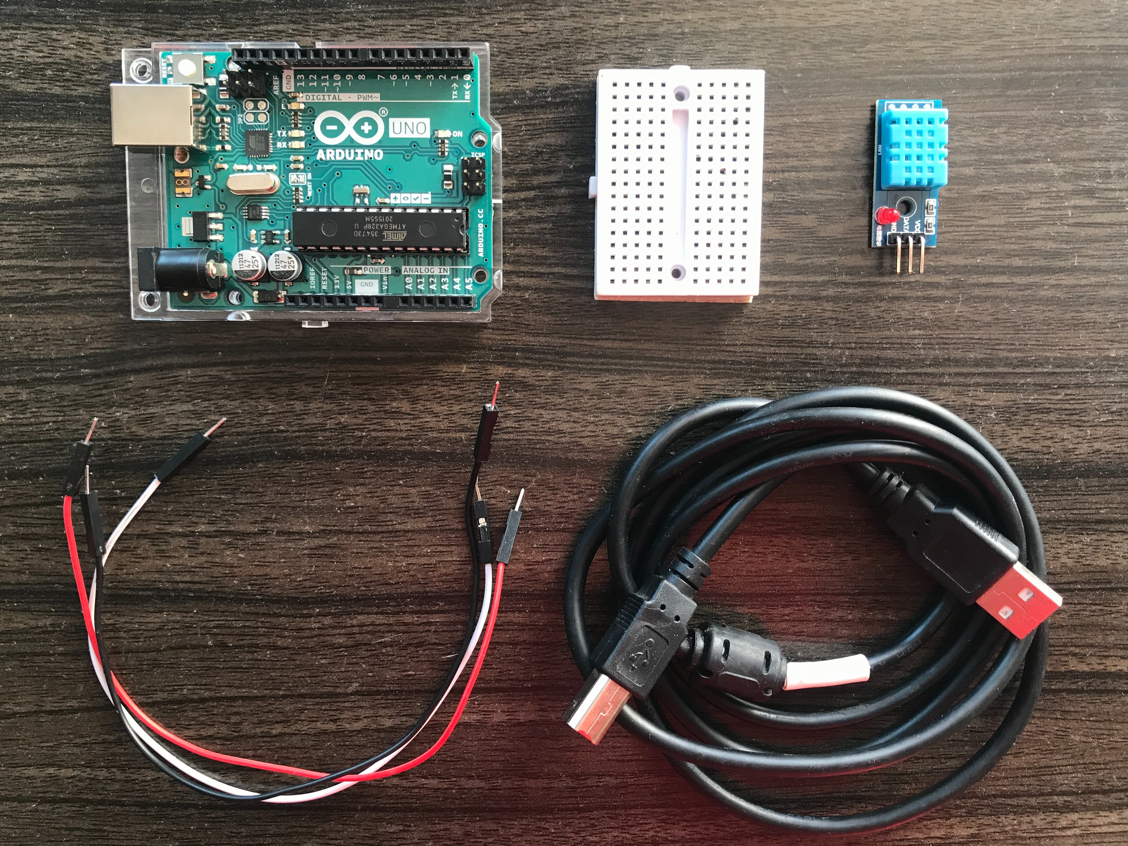 Basic Setup For Arduino With Temp. & Humidity Sensor - Arduino Project Hub