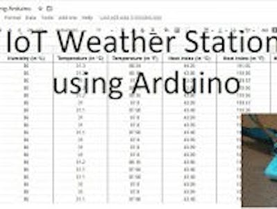 IoT Weather station using Arduino