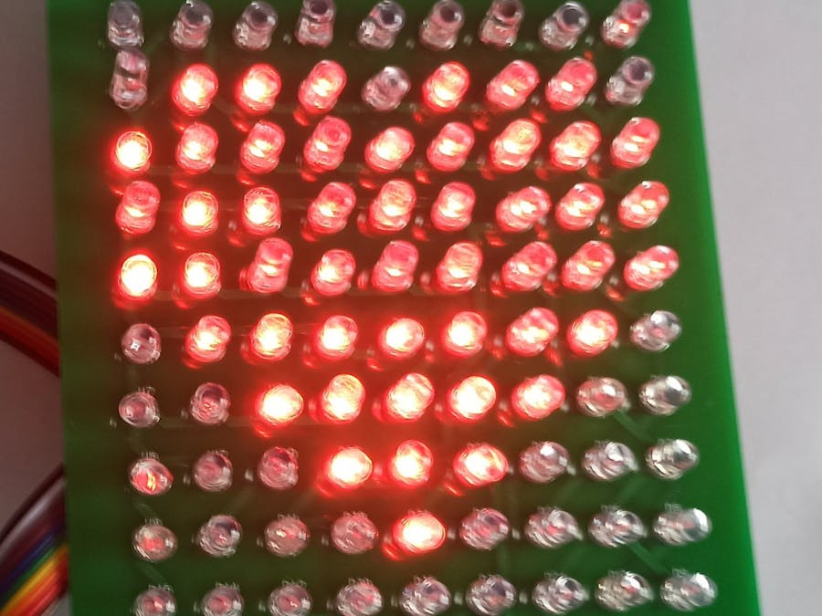 Charlieplexing 90 LEDs (10 pins)