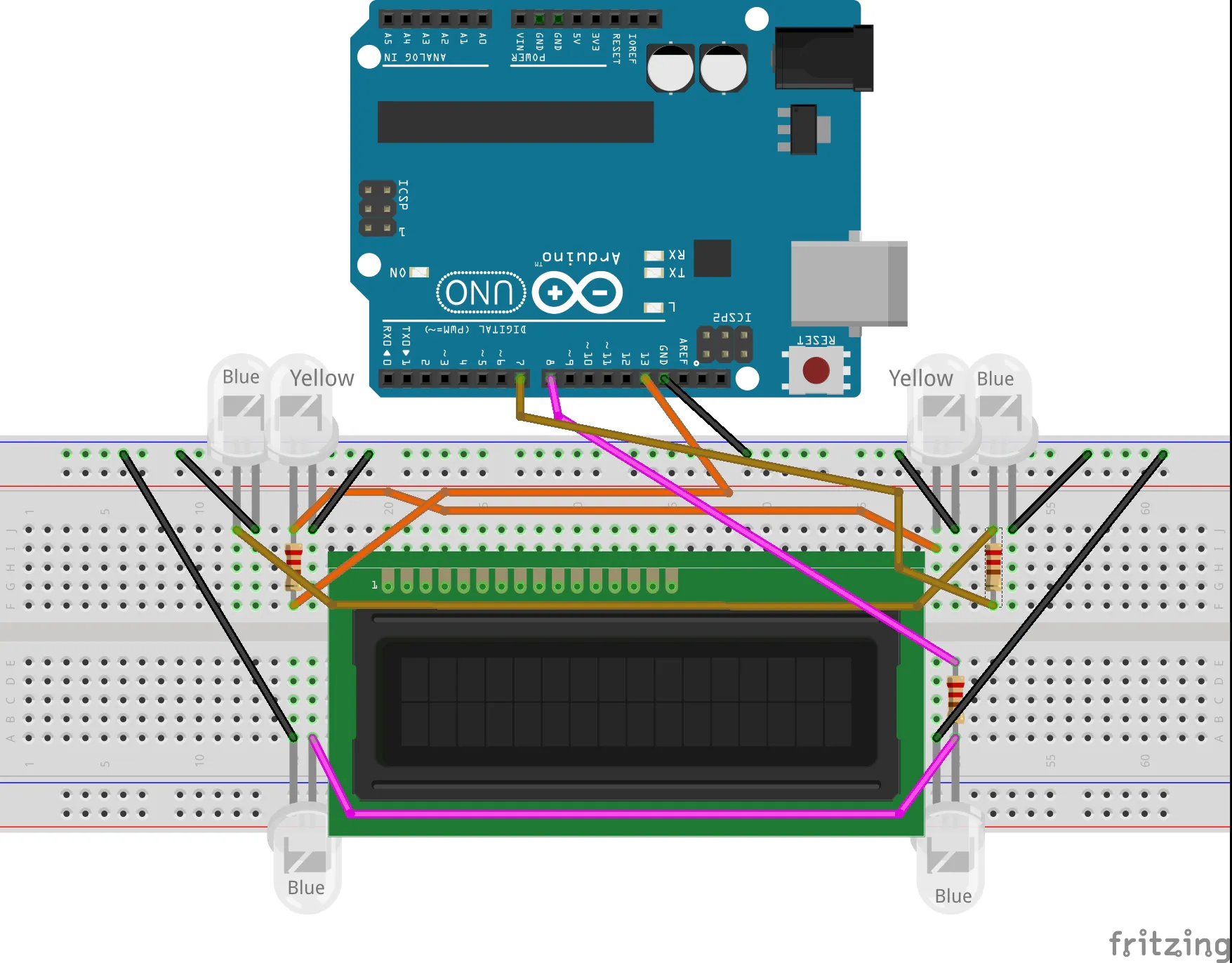 LCD display and LED lights Combo- GOT 