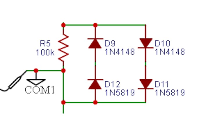 Bi-directional voltage clamp