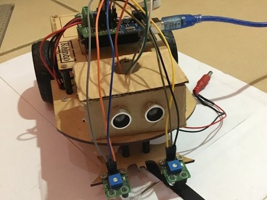 How to make a Line Follower Robot Which Stops at an Obstacle