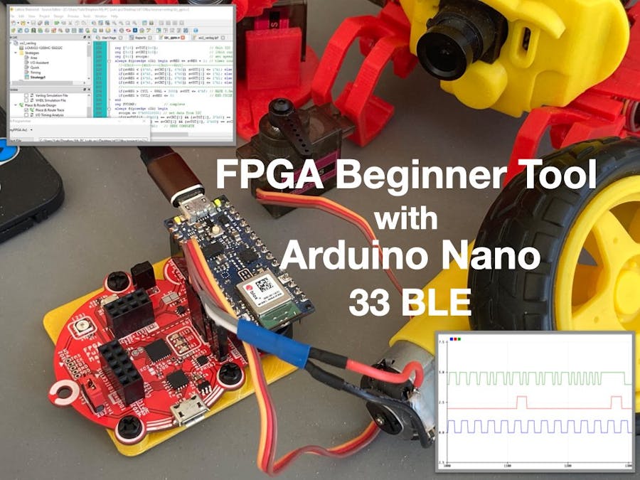 FPGA Beginner Tool with Arduino Nano 33 BLE