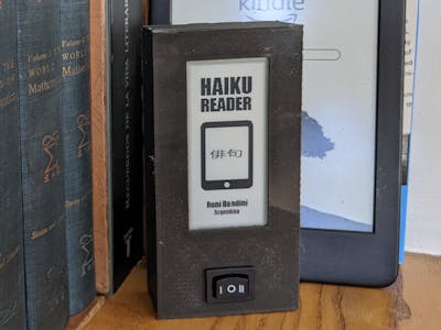 Haiku eInk Reader (smallest Kindle ever)