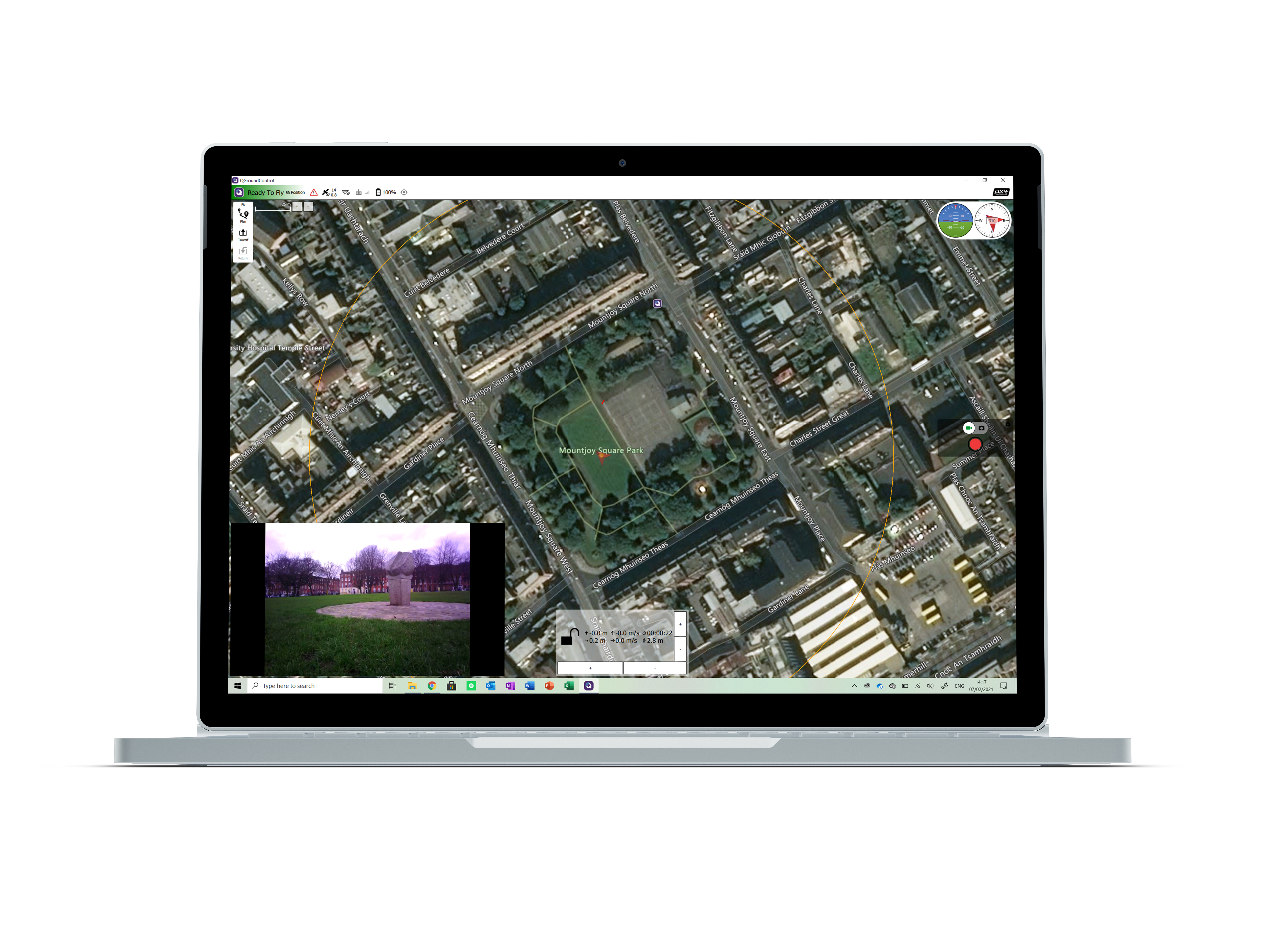 can a usb gps receiver work with pc laptop to graph a path on google maps