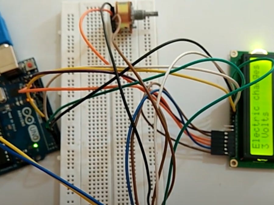 Digital electroscope with arduino -