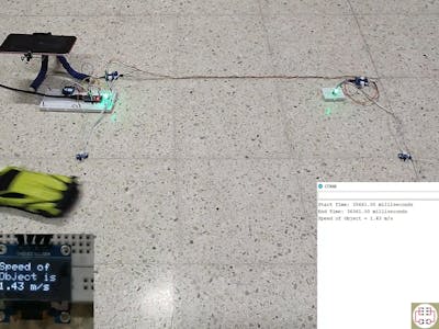 Bidirectional Speed Calculator using Infrared (IR) Sensors