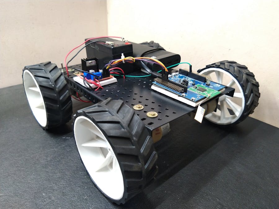 BLE Robot Car Using Realtek Ameba RTL8722DM (AMB21) Board