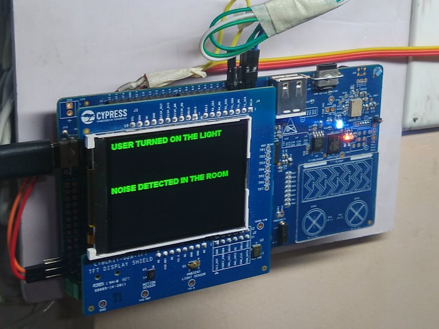 Smart Home Concept Using Psoc6