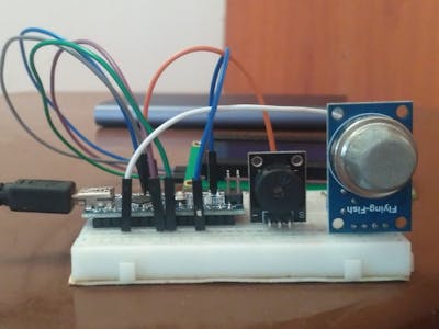 Arduino Smoke Detector with MQ-2 Gas/ Smoke sensor