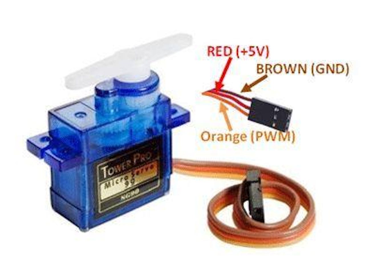 servo motor position control project clipart