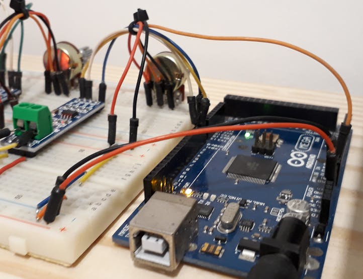 Figure 1 - Slave 1 sending the analog value for master.