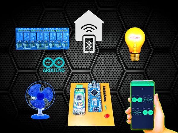 Home Automation System Using Smartphone And Bluetooth Arduino Project Hub 4299