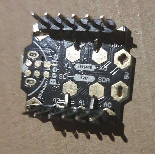 Connecting I2C and Serial pads to pin header