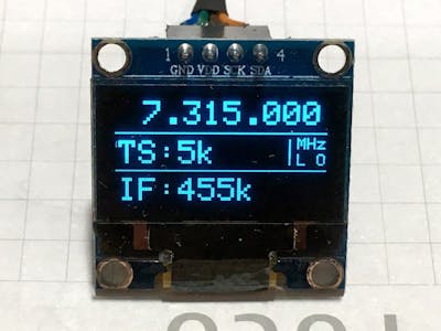 10kHz to 120MHz VFO / RF Generator with Si5351 and Arduino