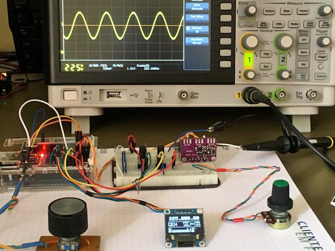 Si5351 arduino генератор