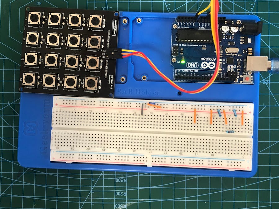 Keypad 4x4 Analog Out - Arduino Project Hub