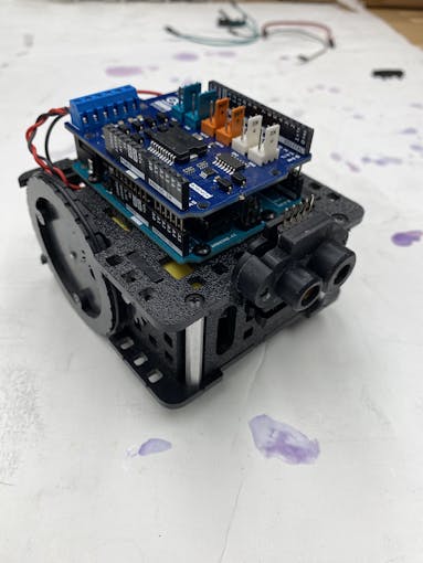 Box-Mini Robot Assembled with MODI Shield and Arduino 