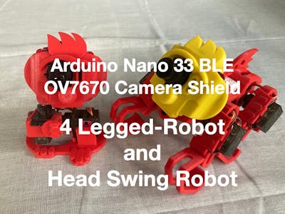 4 Legged Robot and Head Swing Robot