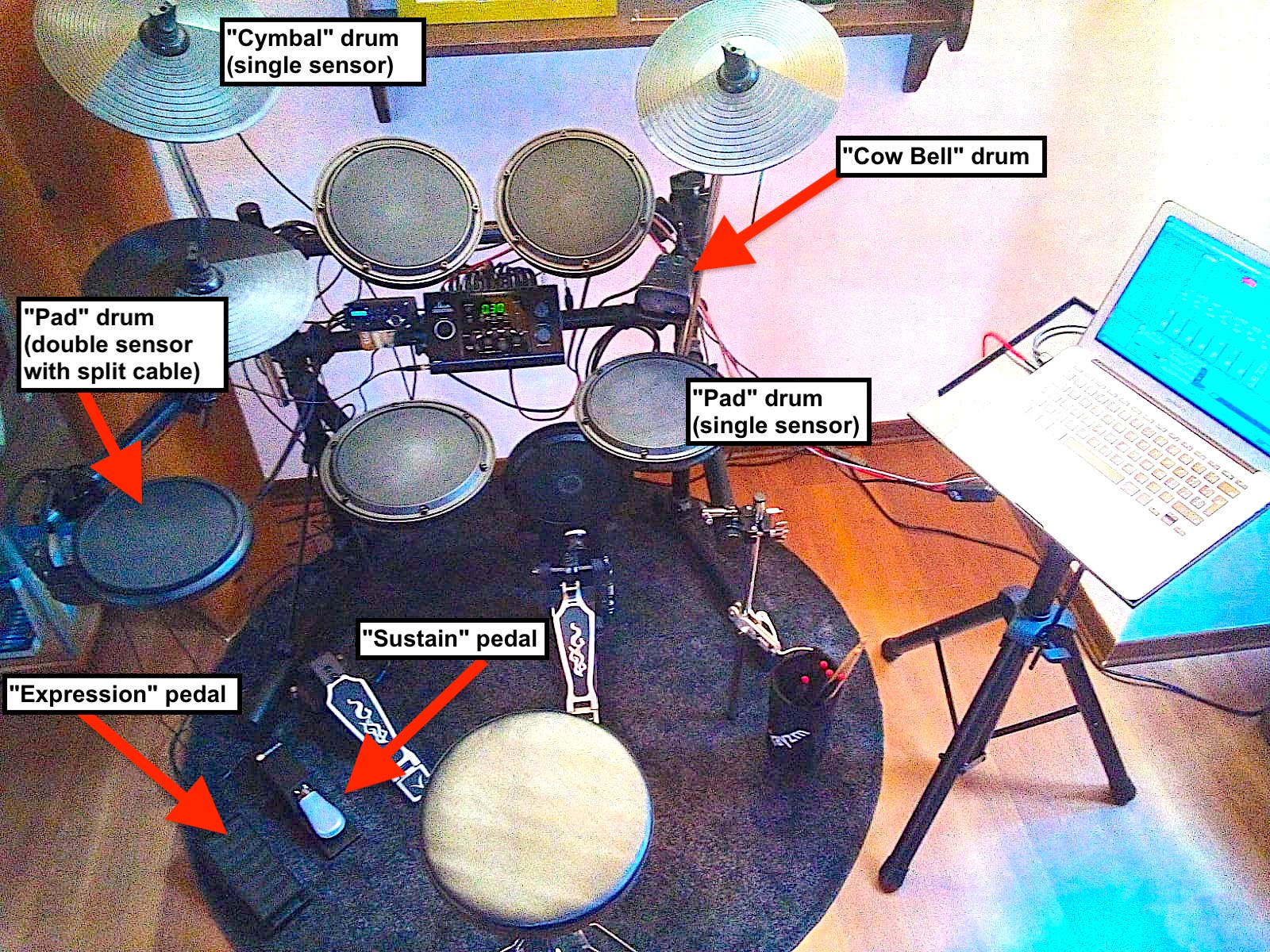 mt power drum kit midi separate tracks