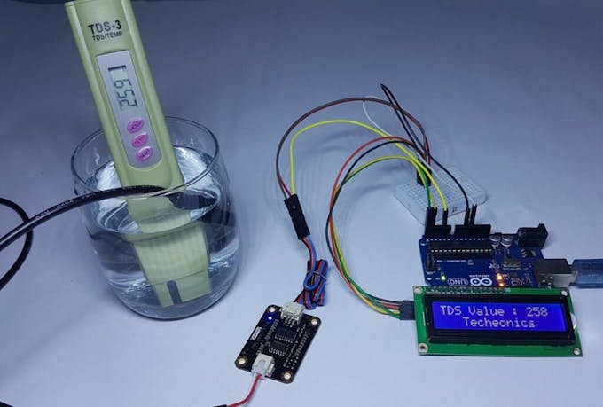 DFROBOT TDS Meter Sensor With Arduino and LCD || Measure... - Arduino ...
