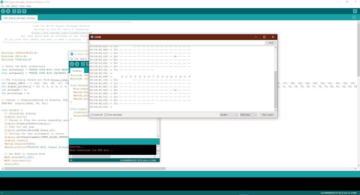 Instructions | WiFi Signal Strength Scanner Monitor or Checker