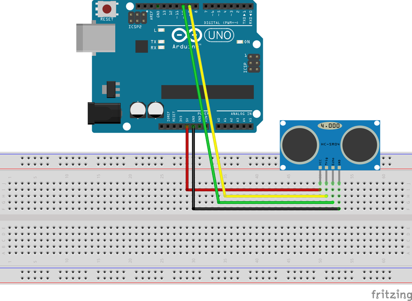 Arduino Ultrasonic Sensor with Serial Monitor - Hackster.io