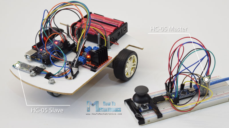 joystick remote control car arduino