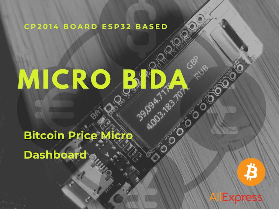 Micro BiDa - Bitcoin Price Micro Dashboard