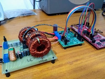 Microsetup for power electronics experiments