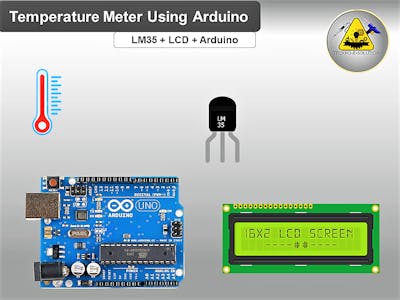 Temperature Meter Using Arduino Uno & LM35 Sensor