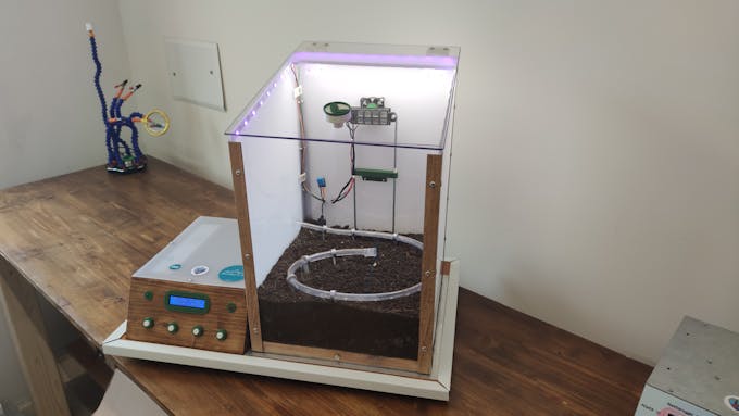 DIY home automation greenhouse Circuit Diagram