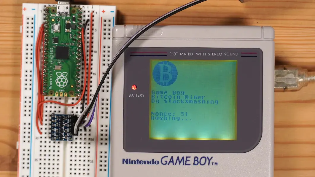 Mining Bitcoin with a Game Boy Console - Hackster.io
