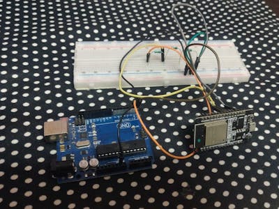 UART communication between Arduino Uno and ESP32