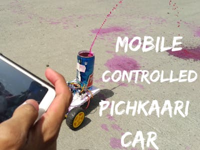 Mobile controlled car using Arduino nano