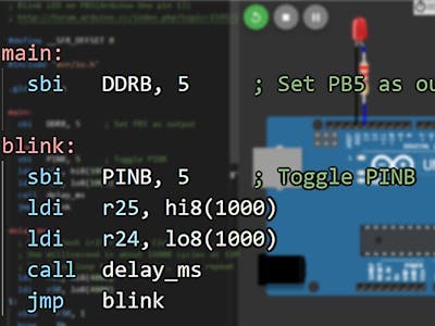 Arduino Simulator - Arduino in assembly language!! - 2022