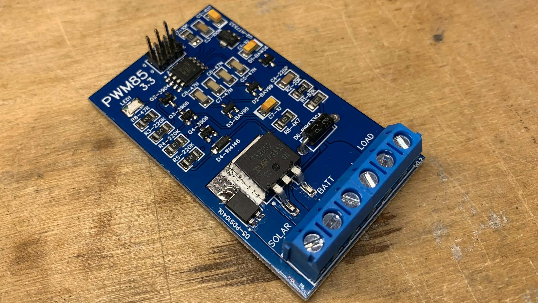 Attiny85 Solar Charge Controller Hackster Io