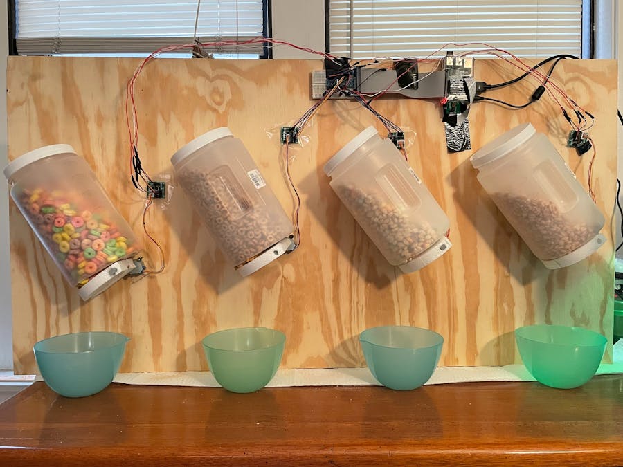 Automatic Cereal Dispenser With Facial Recognition