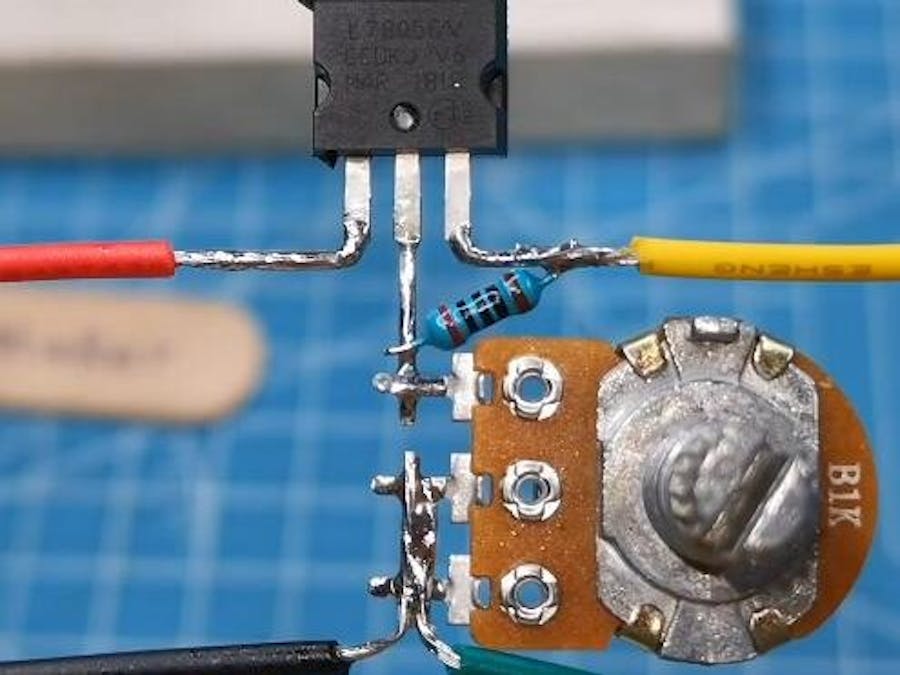 L7805 Circuit DIY: Adjustable Power Supply Step-down Module