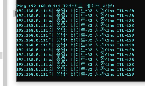 ping success!