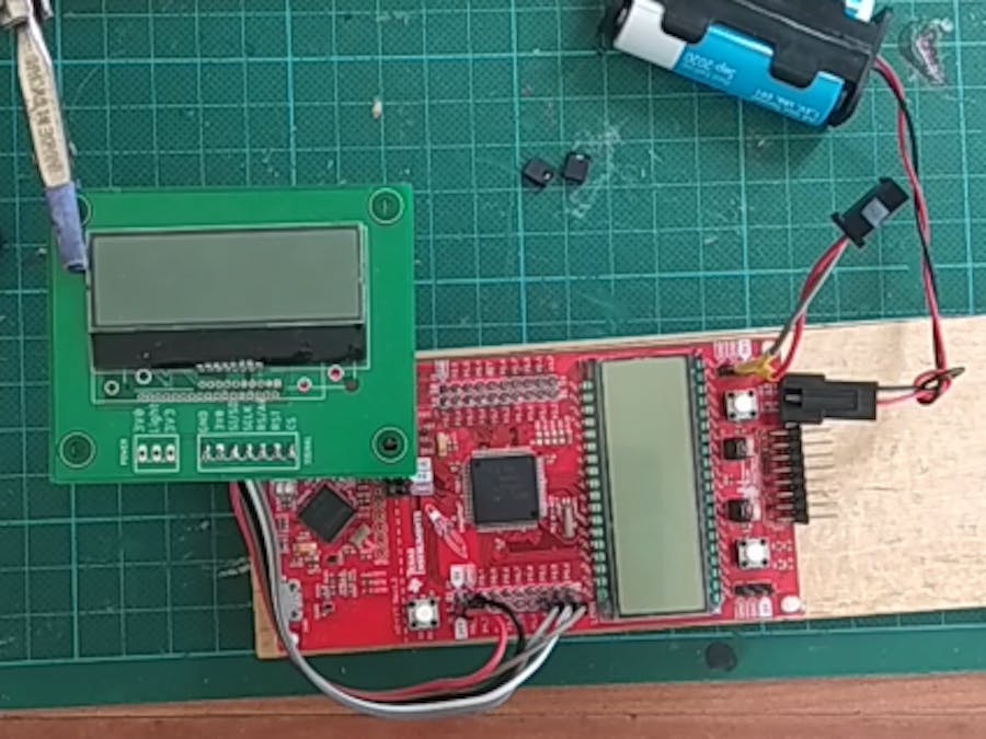 MSP430 + NEWHAVEN LCD ST7032i FULL PROJECT