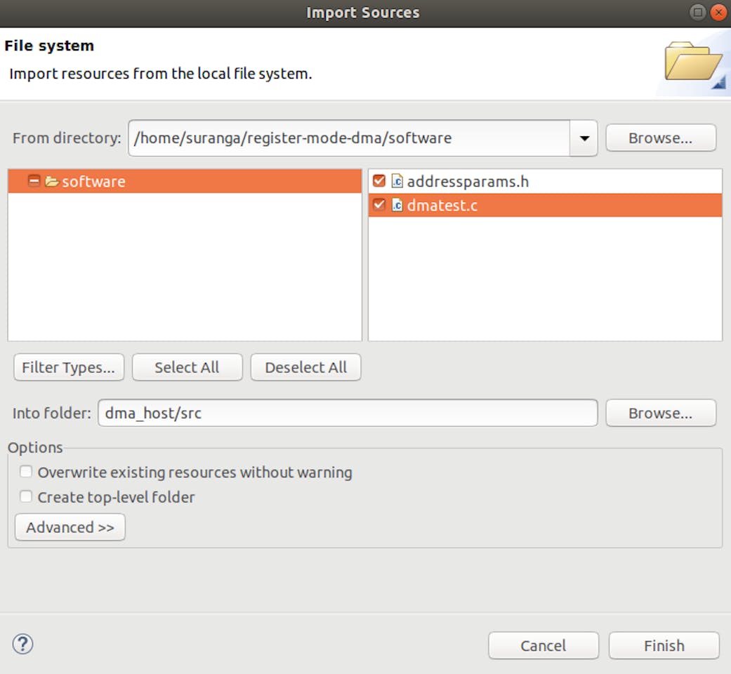 Direct Register Mode DMA and Writing to DDR Memory on Zybo